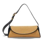 Bruine Kleine Cannolo Handtas Jil Sander , Brown , Dames