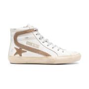 Sneakers met verweerde afwerking Golden Goose , White , Dames