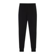 Zwarte Slim Fit Joggers met Logo Tapes Alexander McQueen , Black , Her...