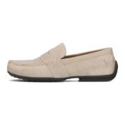 Beige Suède Mocassin Schoenen Ralph Lauren , Beige , Heren