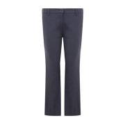 Blauwe Linnen Broek Lardini , Blue , Dames