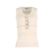 Pre-owned Cotton tops Burberry Vintage , White , Dames