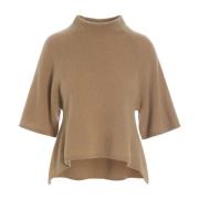 Cloud Cashmere Hoge Hal Blouse Bitte Kai Rand , Beige , Dames