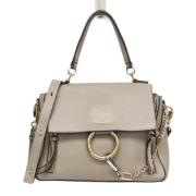 Pre-owned Leather shoulder-bags Chloé Pre-owned , Beige , Dames