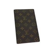 Pre-owned Coated canvas wallets Louis Vuitton Vintage , Brown , Dames