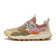 Suede and technical fabric sneakers Yamano 3 Woman Flower Mountain , M...