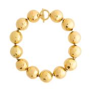 Gouden Cirkelvormige Messing Armband Patou , Yellow , Dames