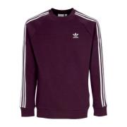 3-Stripes Crewneck Sweatshirt Shadow Maroon Adidas , Brown , Heren