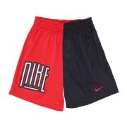 Basketbalshorts Asym Str5 Rood/Zwart Nike , Red , Heren