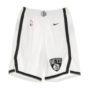 Basketball Swingman Shorts Brooklyn Nets Style Nike , White , Heren