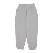 Fleece Tracksuit Broek Phoenix High-Waisted Nike , Gray , Dames