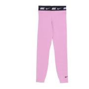 Hoge taille Orchid/Zwarte Leggings Sportkleding Nike , Pink , Dames