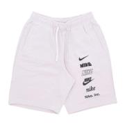 Club+ French Terry Short Phantom Nike , White , Heren