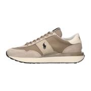 Beige Lage Top Sneakers Train 89 Ralph Lauren , Beige , Heren