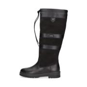 Galway Leren Outdoorlaarzen Dubarry , Black , Dames