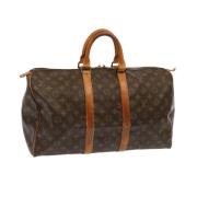 Pre-owned Canvas louis-vuitton-bags Louis Vuitton Vintage , Brown , Da...