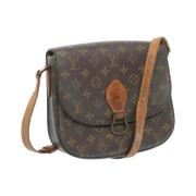 Pre-owned Canvas louis-vuitton-bags Louis Vuitton Vintage , Brown , Da...