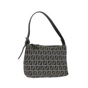 Pre-owned Canvas fendi-bags Fendi Vintage , Blue , Dames