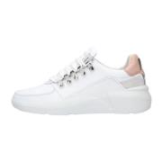 Witte lage sneakers met chunky zool Nubikk , White , Dames