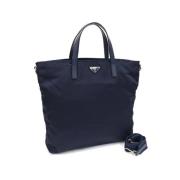 Pre-owned Fabric prada-bags Prada Vintage , Blue , Dames