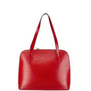 Pre-owned Leather shoulder-bags Louis Vuitton Vintage , Red , Dames