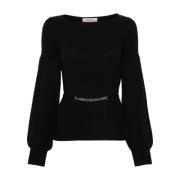 Stijlvolle Sweaters Set Twinset , Black , Dames