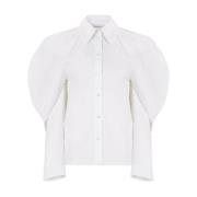 Witte Strikdetail Top Nina Ricci , White , Dames