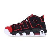 Uptempo 96 Hoge Basketbalschoen Zwart/Rood/Wit Nike , Black , Heren