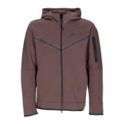 Tech Fleece Zip Hoodie Baroque Brown Nike , Brown , Heren