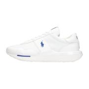 Witte Lage Top Sneakers Train 89 Ralph Lauren , White , Heren