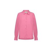 Roze Hart Knoop Blouse Fabienne Chapot , Pink , Dames