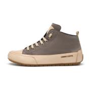 Leather and suede sneakers MID Candice Cooper , Gray , Dames