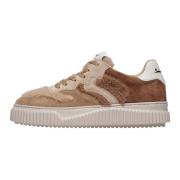 Suede and wool sneakers Laura Voile Blanche , Brown , Dames