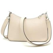 Pre-owned Leather shoulder-bags Louis Vuitton Vintage , White , Dames