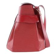 Pre-owned Leather shoulder-bags Louis Vuitton Vintage , Red , Dames