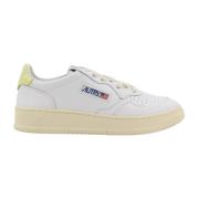 Witte Leren Sneakers Chic Stijl Autry , White , Dames