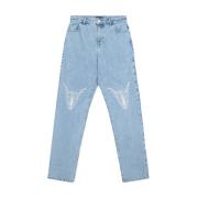 Denim Bull Broek Alix The Label , Blue , Dames