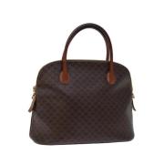 Pre-owned Canvas handbags Celine Vintage , Brown , Dames