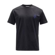 Biologisch Katoen Grafische Print T-shirt JW Anderson , Black , Heren