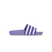 Magische Damesslippers Lila Paars Adidas , Purple , Dames