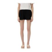 Studded Zwarte Shorts Emporio Armani , Black , Dames