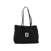 Pre-owned Canvas fendi-bags Fendi Vintage , Black , Dames