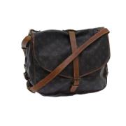 Pre-owned Canvas louis-vuitton-bags Louis Vuitton Vintage , Brown , Da...