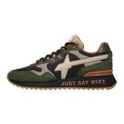 Suede and technical fabric sneakers Yak-M. W6Yz , Multicolor , Heren