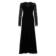 Elegant Maxi Dresses Collection Blugirl , Black , Dames