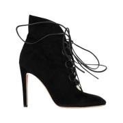 Pre-owned Suede boots Gianvito Rossi Pre-owned , Black , Dames