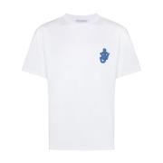 Anker Patch Logo T-shirt JW Anderson , White , Heren