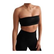 Zwarte Seamless Bandeau Bh Aim'n , Black , Dames