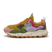 Shearling and wool sneakers Yamano 3 Woman Flower Mountain , Multicolo...