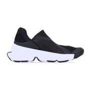 Flyease Zwart/Wit Lage Sneaker Dames Nike , Black , Dames